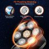 Electric 7D Rotary Replacement Blade Bald Shaver Replacement Heads Electric Razor Head Easy To Clean