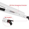 Professional Steam Flat Hair Straightener Ceramic Flat Iron Hair Styler w/ Adjustable Temp