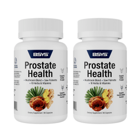 BSYS Prostate Health Capsules Urinary & Bladder Wellness Support  Anti-Inflammatory Balance  Antioxidant Protection  Immune Health Aid  Men's Pro (Option: Two bottles)