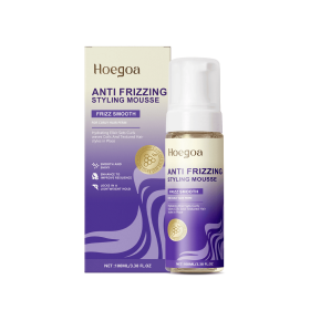 Volumizing Styling Mousse For Curly Hair, Single Bottle 100ML-3.38FL.OZ, Beeswax, Avocado Oil, Curly Hair Styling, Soft And Elastic Curl Styling (Option: 1PC)