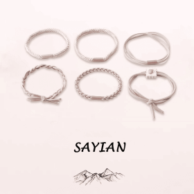 6 Pcs Scrunchies - Soft, Stretchy, And Detachable Hair Ties For Ponytails, Hair Elastics, Spiral Hair Ring, And Cute Hair Accessories - Perfect F (Color: Pink)