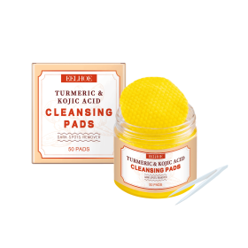 EELHOE Turmeric Exfoliating Cleansing Pad Repairs And Nourishes The Delicate Skin Of The Face, Gently Cleanses And Purifies (Option: 2pcs)