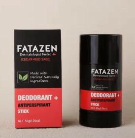 Herbal Deodorant Antiperspirant Stick Body Glide Natural Vegan Cedar Red Sage Fragrance Deodor Balm Deodorant Stick (Option: Cedar and Red Sage)